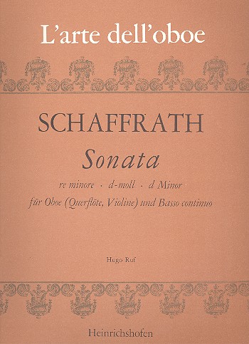 Sonate d-Moll   für Oboe (Flöte, Violine) und Bc  