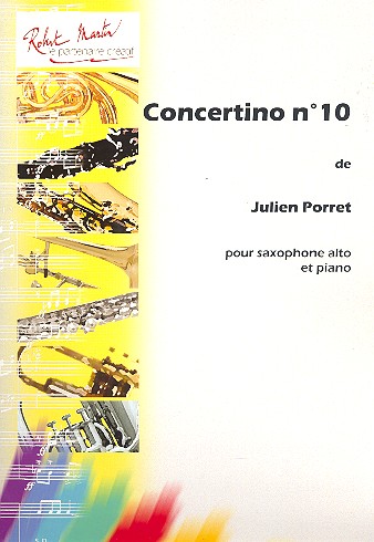 Concertino Nr.10 für Altsaxophon  und Klavier  