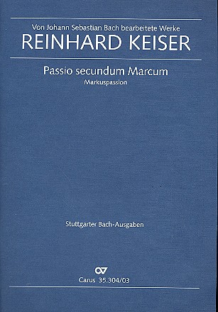 Markuspassion  für Soli (SATTBB), Chor und Orchester  Klavierauszug (dt/en)