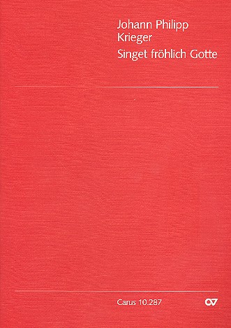 Singet fröhlich Gotte   für Alt, Trompete (Violine) und Bc  Partitur