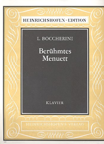 Berühmtes Menuett&nbsp;&nbsp;für Klavier&nbsp;&nbsp;