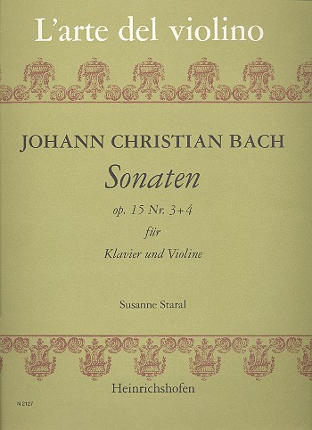 Sonaten op.15,3-4 &nbsp;&nbsp;für Violine und Klavier&nbsp;&nbsp;