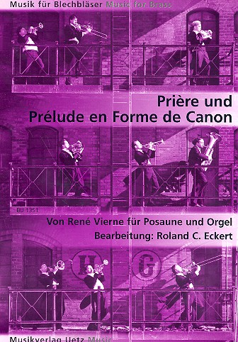 Prière und Prélude en forme de  canon für Posaune und Orgel  