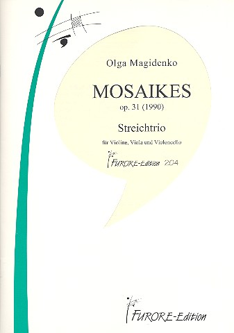 Mosaikes op.31 für Streichtrio  Partitur (1990)  