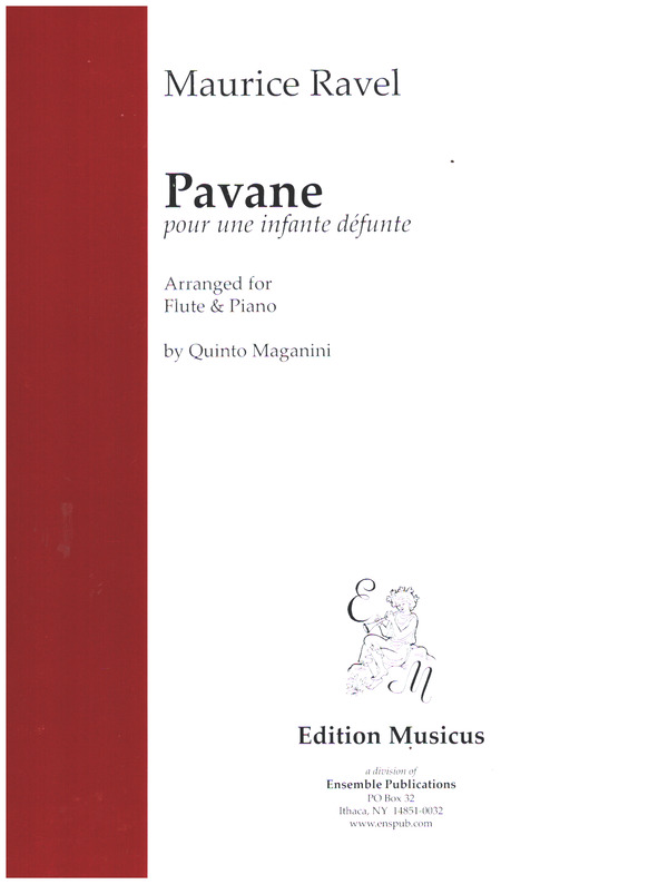 Pavane pour une infante défunte  for flute and piano  
