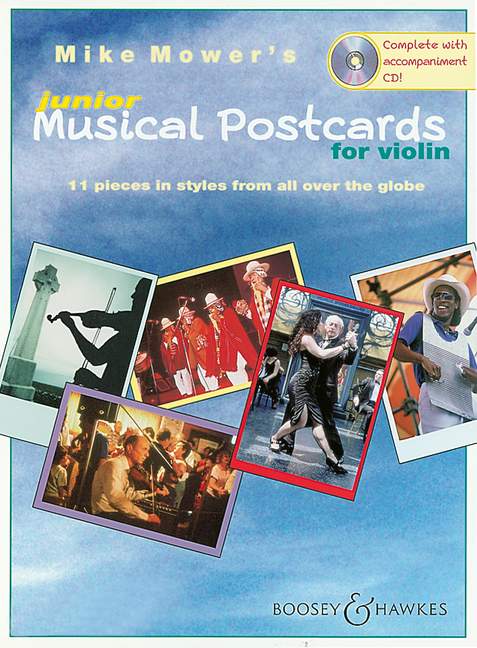Junior Musical Postcards (+CD)&nbsp;&nbsp;for violin&nbsp;&nbsp;