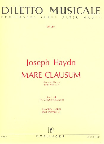 MARE CLAUSUM HOB.XXIVA:9&nbsp;&nbsp;FUER BASS UND GEM CHOR&nbsp;&nbsp;KLAVIERAUSZUG