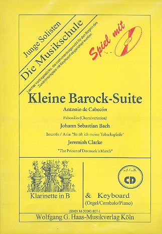 Kleine Barock-Suite (+CD)&nbsp;&nbsp;für Klarinette und Klavier&nbsp;&nbsp;