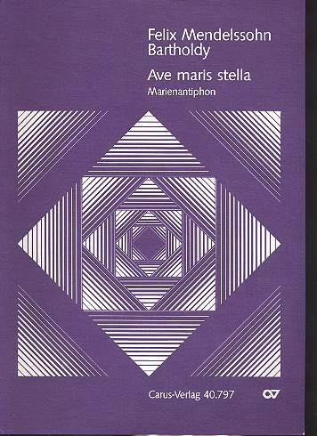 Ave maris stella für Sopran und&nbsp;&nbsp;Orchester,  Partitur&nbsp;&nbsp;