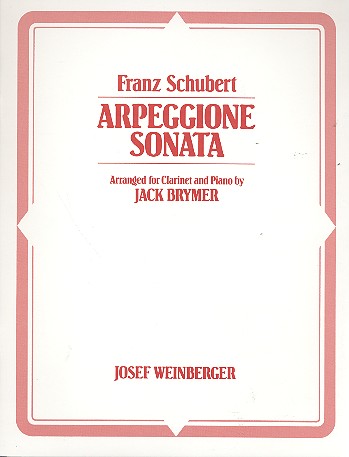 Arpeggione Sonata  for clarinet in a and piano  
