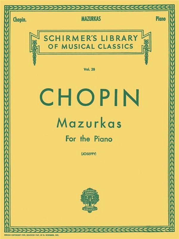 Mazurkas  for piano  