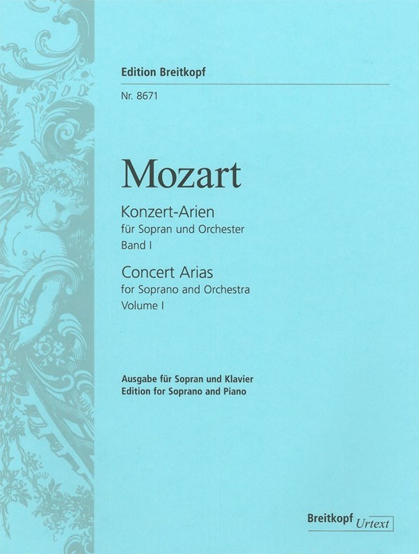 Konzert-Arien&nbsp;&nbsp;für Sopran und Orchester&nbsp;&nbsp;für Sopran und Klavier