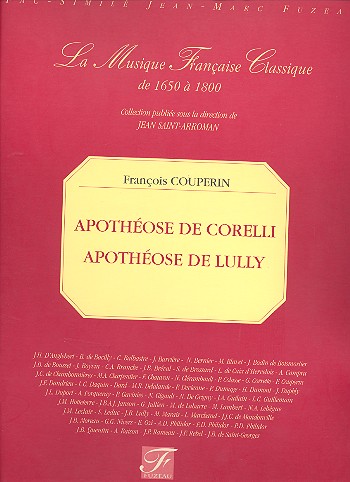 Apothéose de Corelli et  Apothéose de Lully  Faksimile