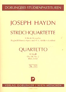 Streichquartett h-Moll op.64,2&nbsp;&nbsp;Hob.III:68,  Studienpartitur&nbsp;&nbsp;