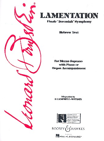 Lamentation&nbsp;&nbsp;für Mezzo-Sopran und Klavier (Orgel)&nbsp;&nbsp;