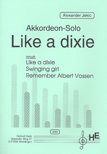 Like a Dixie  für Akkordeon  
