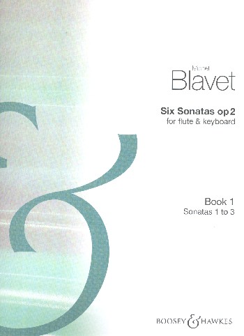 6 Sonatas op.2 vol.1 (nos.1-3)  for flute and piano  