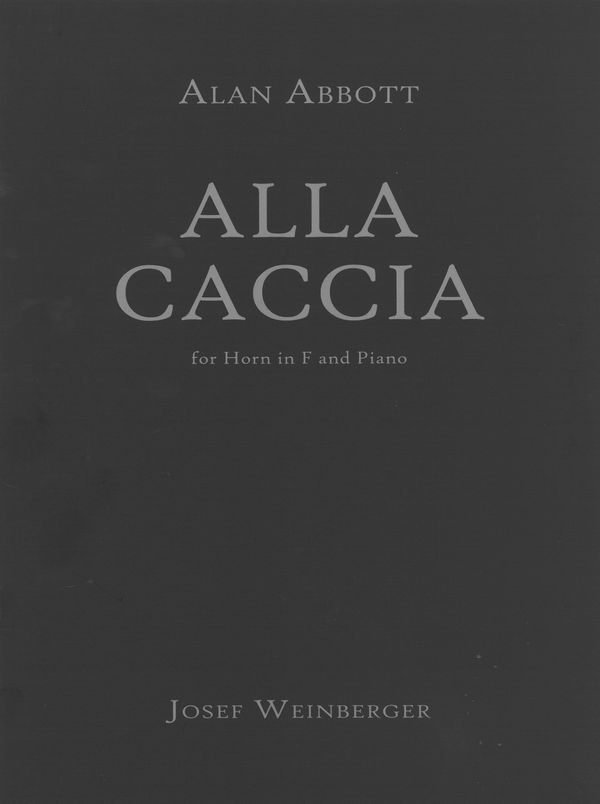 Alain Abbott - Alla caccia für Horn in F
