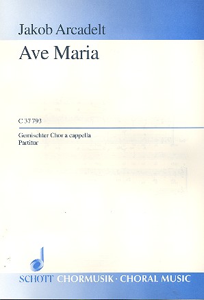 Ave Maria gratia plena  für gemischten Chor (SATB)  Chorpartitur