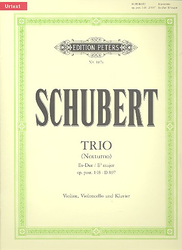 Klaviertrio Es-Dur D897&nbsp;&nbsp;für Violine, Violoncello und Klavier&nbsp;&nbsp;