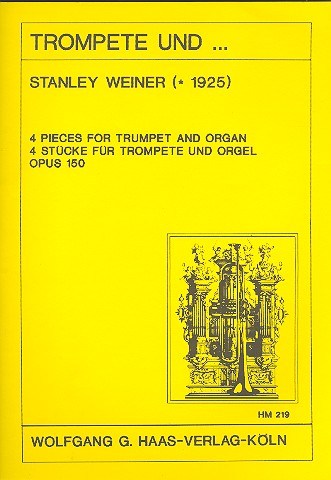 4 Pieces op.150 for trumpet  and organ (piano)  