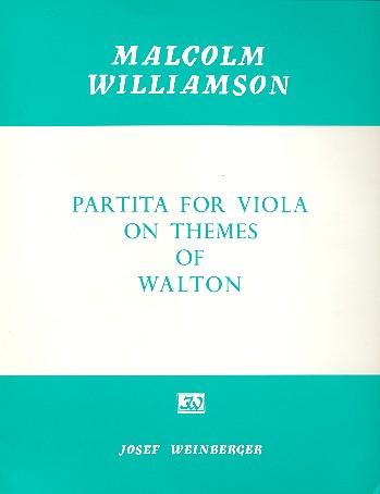 Partita on Themes of Walton  for viola solo  