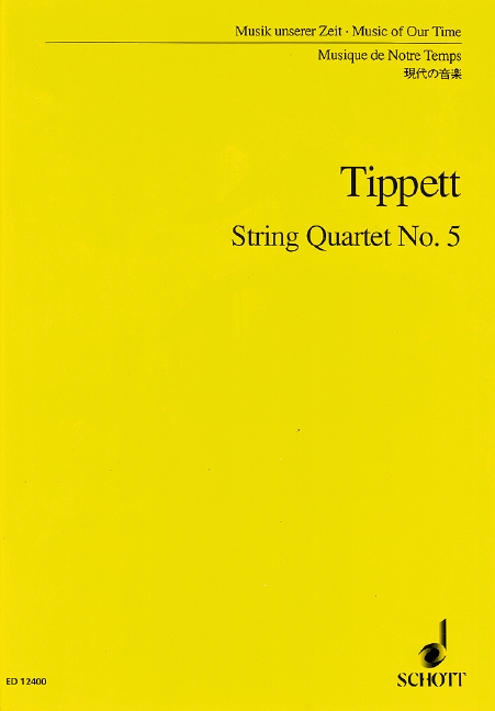 String quartet no.5&nbsp;&nbsp;&nbsp;&nbsp;study score