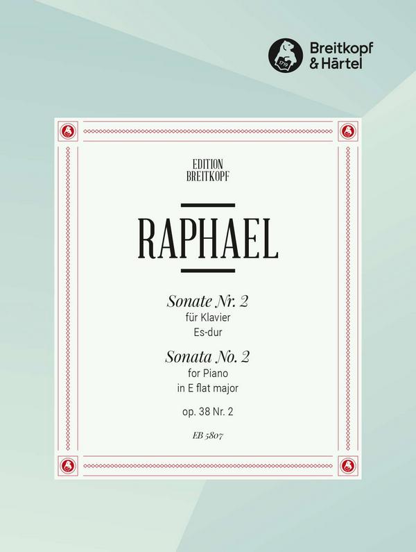 Sonate Es-Dur Nr.2 op.38,2&nbsp;&nbsp;für Klavier&nbsp;&nbsp;