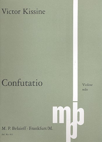 Confutatio (1977)  für Violine solo  