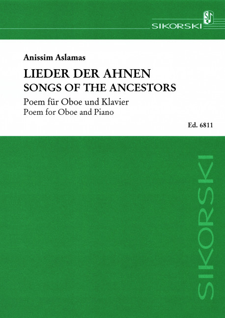 Lieder der Ahnen für Oboe und&nbsp;&nbsp;Klavier&nbsp;&nbsp;