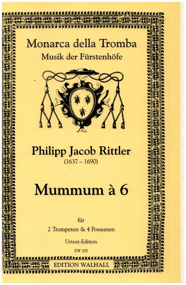 Mummum a 6&nbsp;&nbsp;für 2 Trompeten und 4 Posaunen&nbsp;&nbsp;Partitur und Stimmen