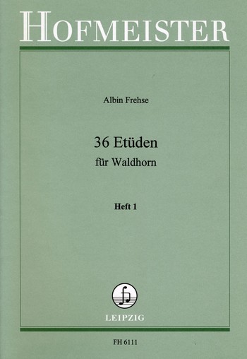 36 Etüden Band 1  für Waldhorn   