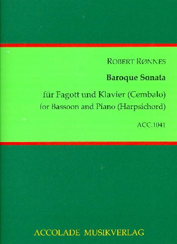 Baroque Sonata für Fagott und  Klavier (Cembalo)  