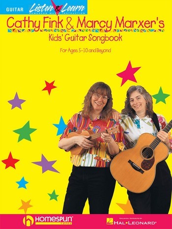 Cathy Fink and Marcy Marxer's kids guitar songbook&nbsp;&nbsp;for guitar&nbsp;&nbsp;book with CD