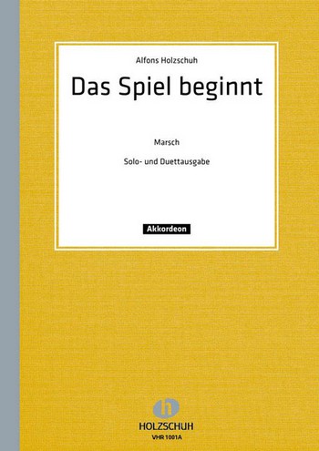 Das Spiel beginnt  Marsch für Akkordeon  