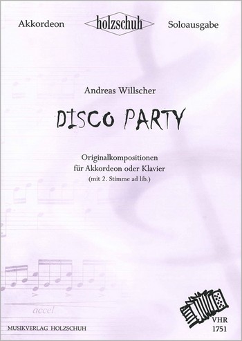 Disco-Party Band 1 für Akkordeon  (mit 2. Stimme)  