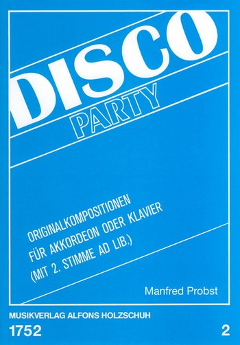 Disco-Party Band 2 für Akkordeon  (mit 2. Stimme)  