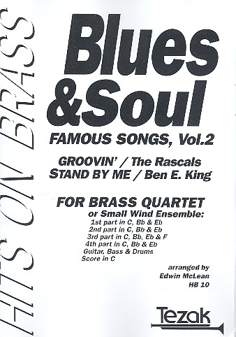 Famous Blues and Soul Songs vol.2  für Blechblasquartett  