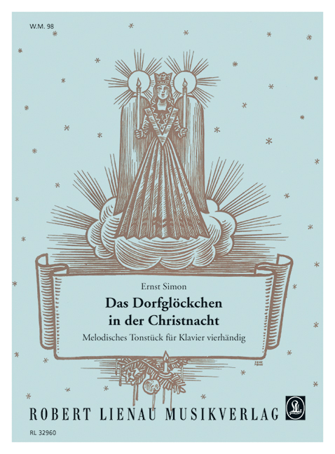 Das Dorfglöckchen in der Christnacht  für Klavier zu 4 Händen  