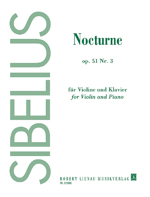 Nocturne op.51,3&nbsp;&nbsp;für Violine und Klavier&nbsp;&nbsp;
