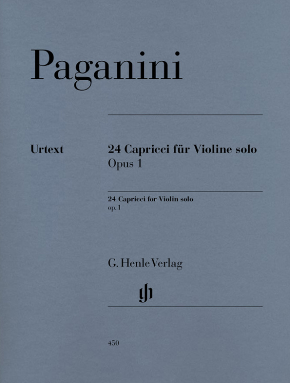 24 Capricci op.1  für Violine solo  