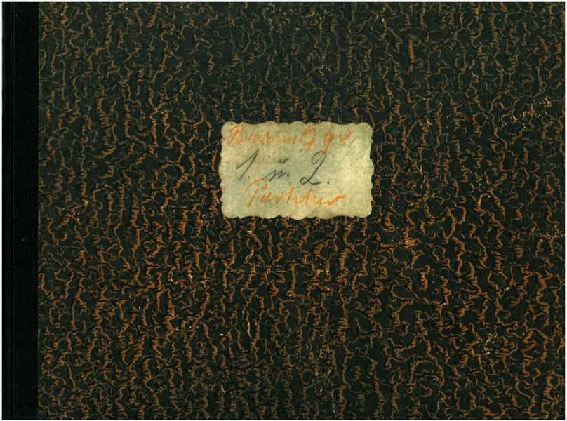 Sinfonie Nr.4 in e-moll op.98&nbsp;&nbsp;Sechsfarben-Offsetdruck&nbsp;&nbsp;Faksimile