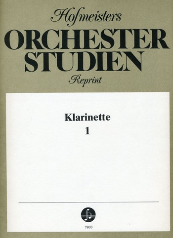 Orchesterstudien Band 1&nbsp;&nbsp;für Klarinette&nbsp;&nbsp;