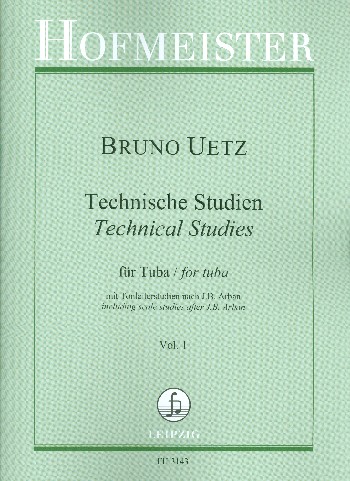 Technische Studien Band 1  für Tuba  
