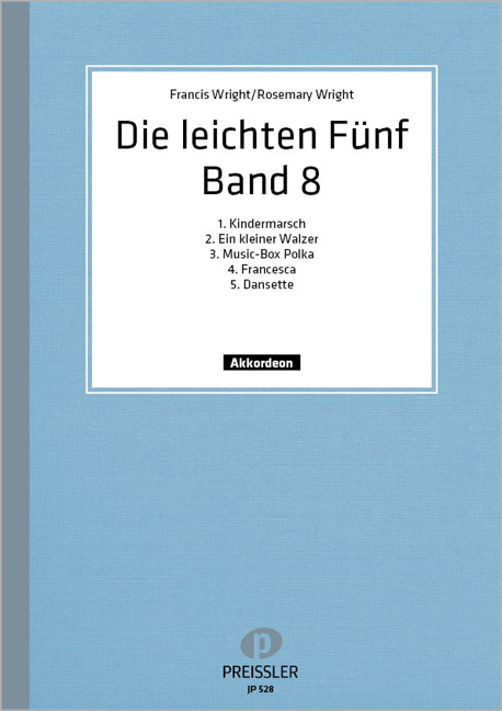 Die leichten Fünf Band 8  für Akkordeon  