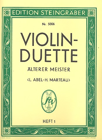 50 Violin-Duette älterer Meister Band 1 (1. Lage)  für 2 Violinen  