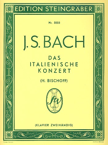 Das Italienische Konzert BWV971  für Klavier  