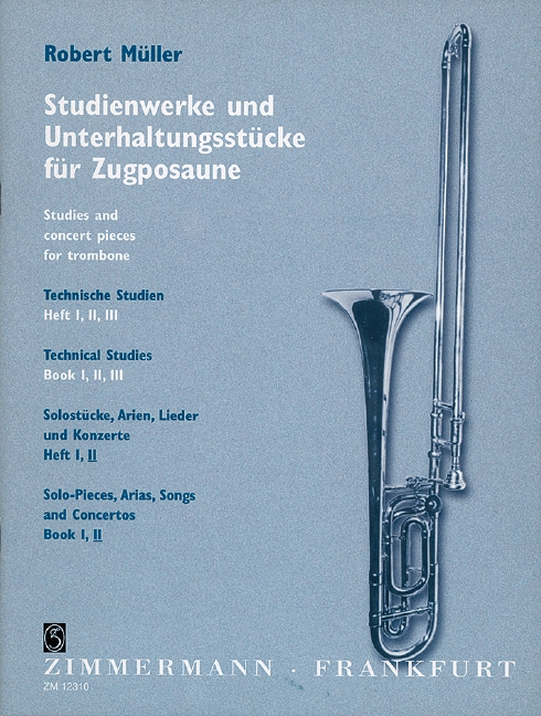Studienwerke und Unterhaltungsstücke  für Zugposaune  