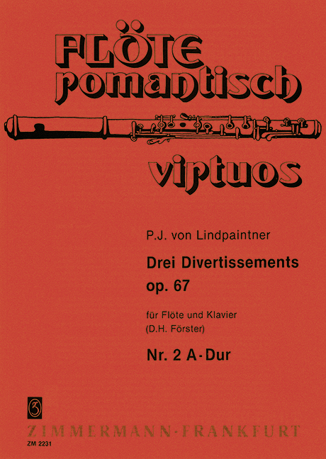DIVERTISSEMENT A-DUR OP.67,2&nbsp;&nbsp;FUER FLOETE UND KLAVIER&nbsp;&nbsp;FOERSTER, D. H., ED