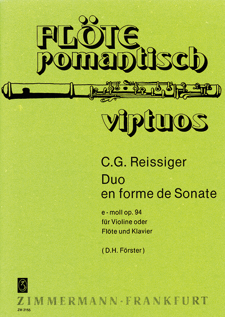 Duo en forme de sonate für  Flöte (Violine) und Klavier  